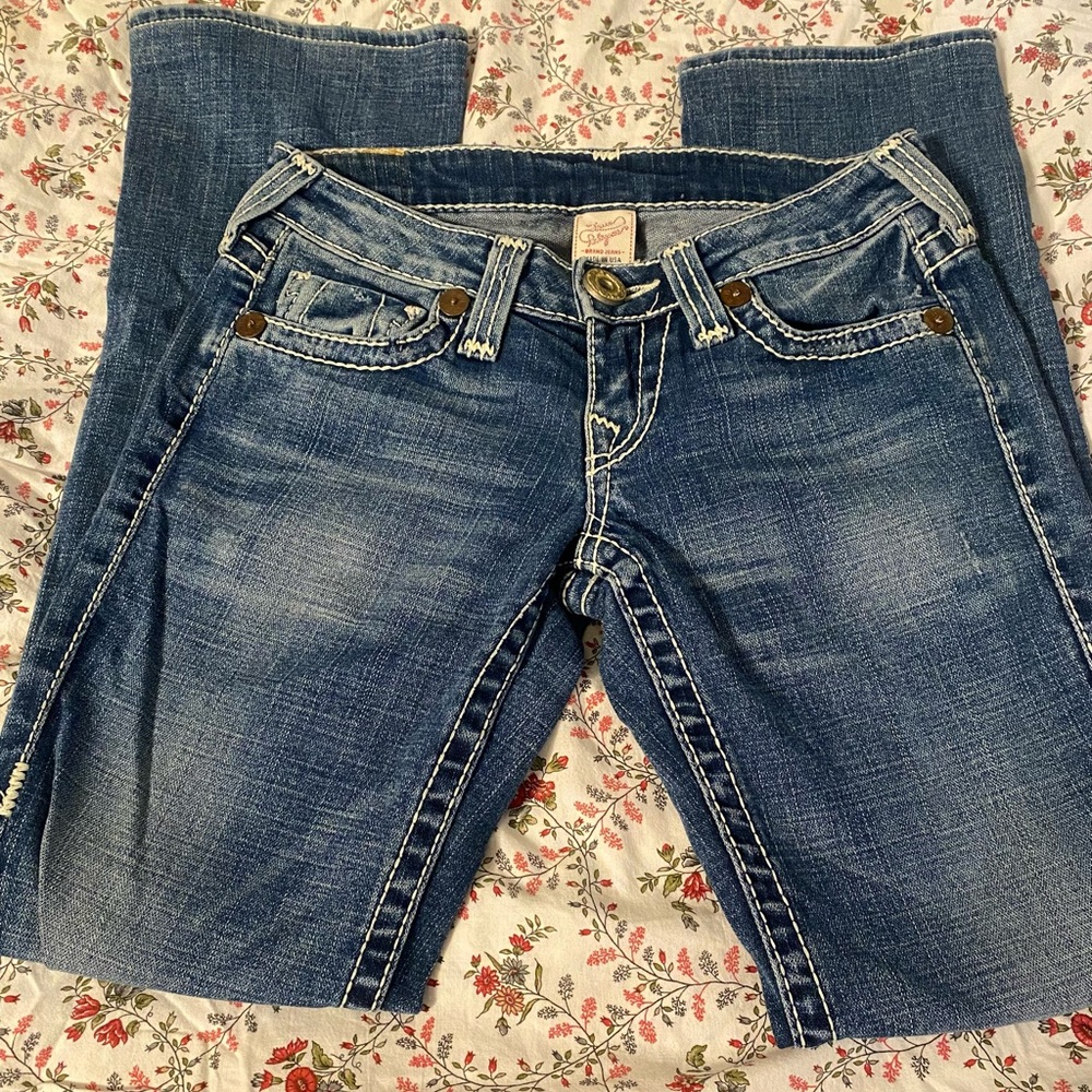 True religion low rise jeans